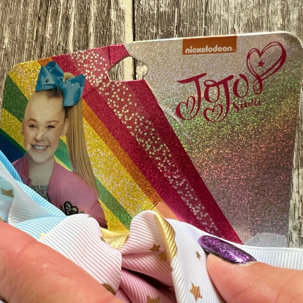 Jojo Siwa Nickelodeon 2017 Large Mermaid Hair Bow Clip Multicolored Light New‎